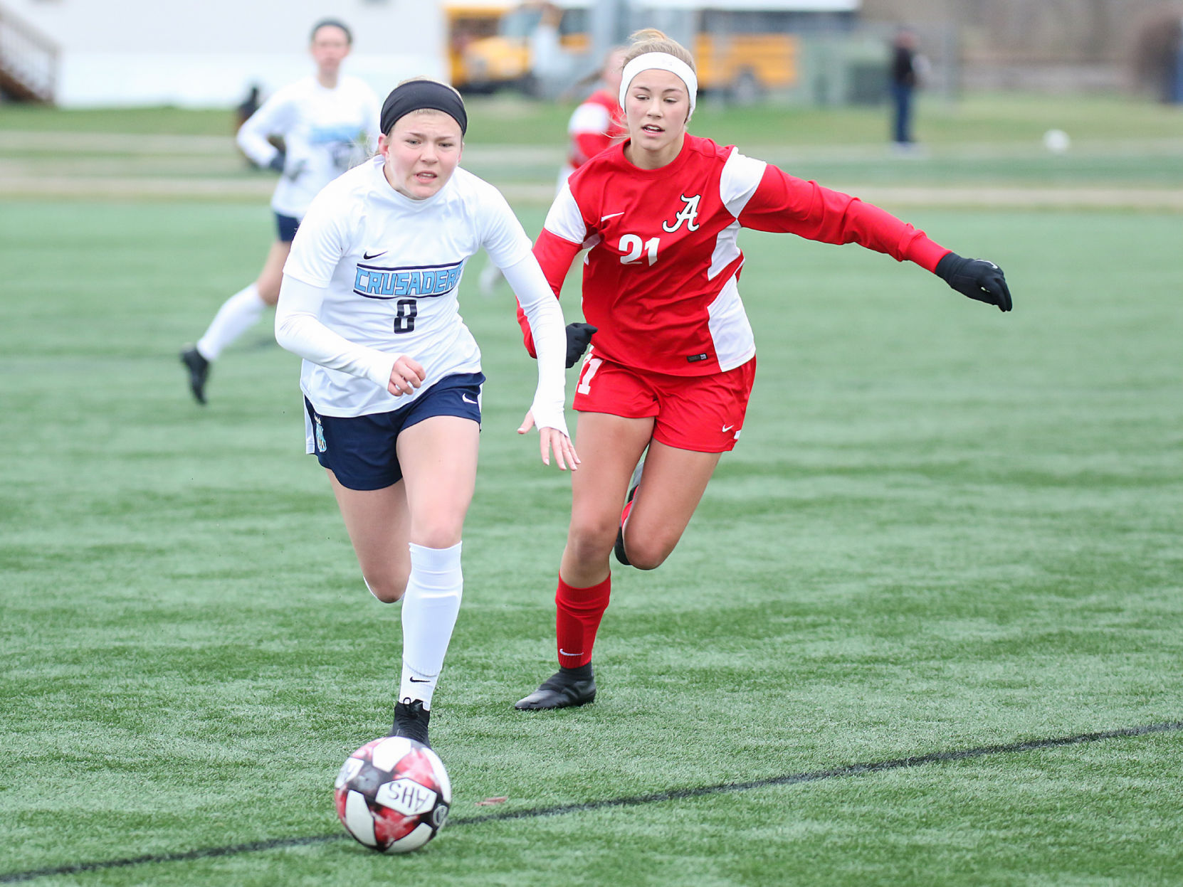 Alton vs. St. Dominic girls soccer